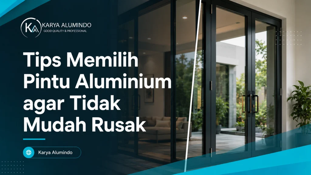 Tips Memilih Pintu Aluminium agar Tidak Mudah Rusak