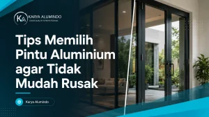 Tips Memilih Pintu Aluminium agar Tidak Mudah Rusak